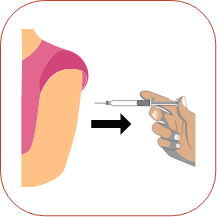 Pulling out needle